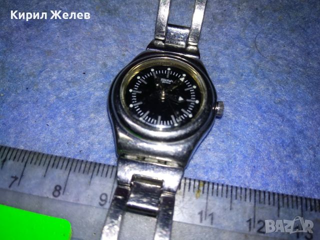 SWATCH IRONY SWISS MADE ОРИГИНАЛЕН ШВЕЙЦАРСКИ КВАРЦОВ ЧАСОВНИК с КРАСИВА ВЕРИЖКА СУОЧ 32554, снимка 11 - Дамски - 45101477