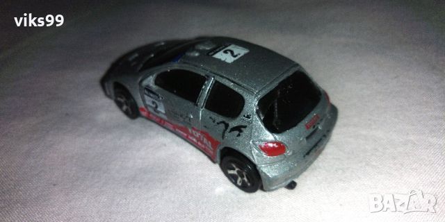 Peugeot 206 WRC (Nr. 205B) clarion / TOTAL / 2 Majorette, снимка 2 - Колекции - 38060288