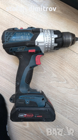 Bosch акумулаторен ударно-пробивен винтоверт gsb 18v-110 плюс 2 батерий 4Ah и зарядно , снимка 4 - Винтоверти - 53746025