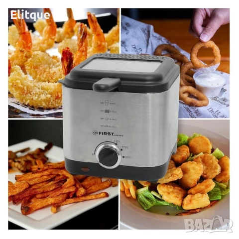 Фритюрник с вместимост 1,5 литра, мощност 900 W FIRST, снимка 8 - Друга електроника - 52854850