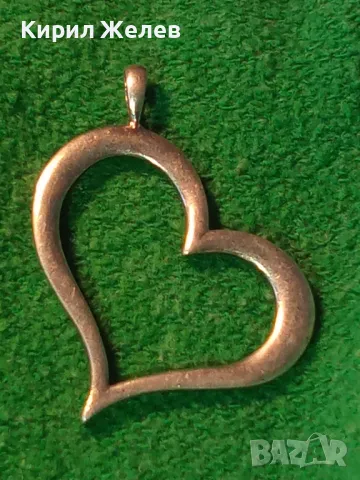 РОМАНТИЧЕН СЪРЦЕВИДЕН СРЕБЪРЕН МЕДАЛЬОН СРЕБРО 925 ПРОБА АРТ ПЕНДАНТ СЪРЧИЦЕ 48589, снимка 12 - Колиета, медальони, синджири - 49071131