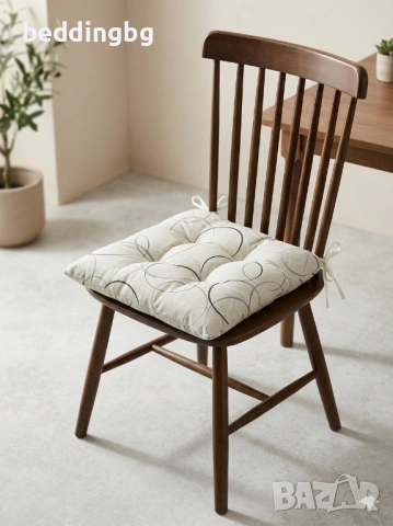 Комфортни Възглавници за Стол (Седалки) – 100% Памук | Българско Производство, снимка 9 - Възглавници - 53752740