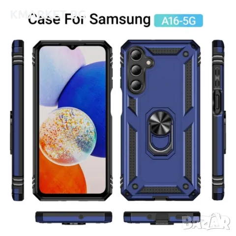 Samsung Galaxy A16 5G / A16 4G Удароустойчив Ring Holder2 TPU + PC Калъф и Протектор, снимка 5 - Калъфи, кейсове - 48225422