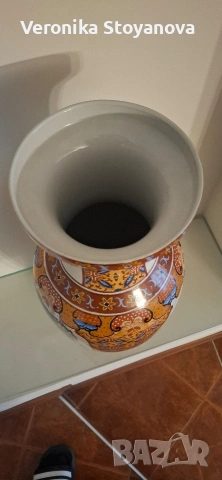 Голяма порцеланова ваза, снимка 9 - Вази - 53348570