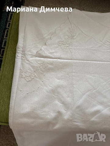 Луксозен плик чаршаф с фина бродерия – изящество, стил и комфорт, снимка 5 - Спално бельо - 52897806