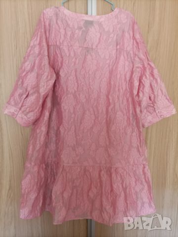 Макси розова рокля, снимка 4 - Рокли - 46281542