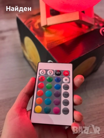 Luna Light LED лампа с дистанционно, снимка 3 - Лед осветление - 53098005