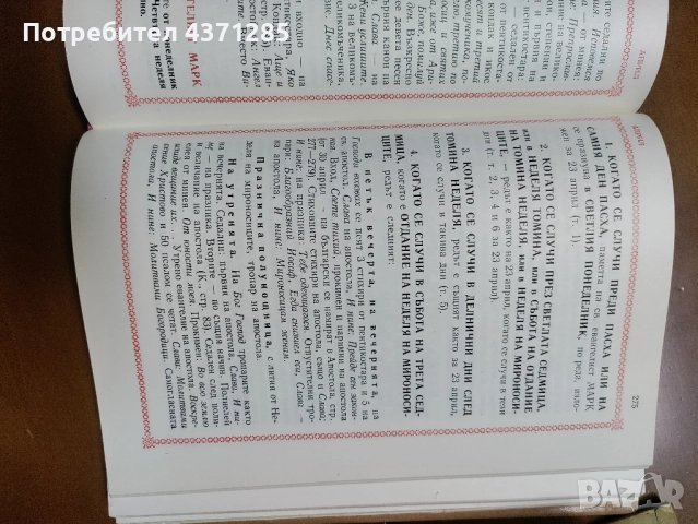 Типик или Църковен устав За извършване еднообразно и чинно обществено богослужение , снимка 5 - Специализирана литература - 51946884