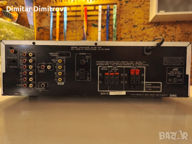 Ресивър JVC RX-5022RSL с Оптичен вход (DAC) – Перфектен, снимка 2 - Ресийвъри, усилватели, смесителни пултове - 53081683