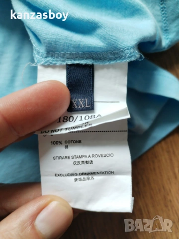 trussardi - страхотна мъжка тениска 2ХЛ, снимка 8 - Тениски - 54078293