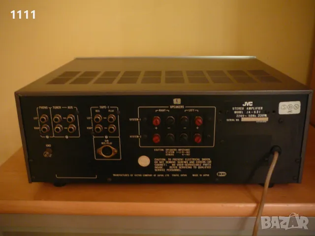 JVC JA-S31, снимка 6 - Ресийвъри, усилватели, смесителни пултове - 50302403