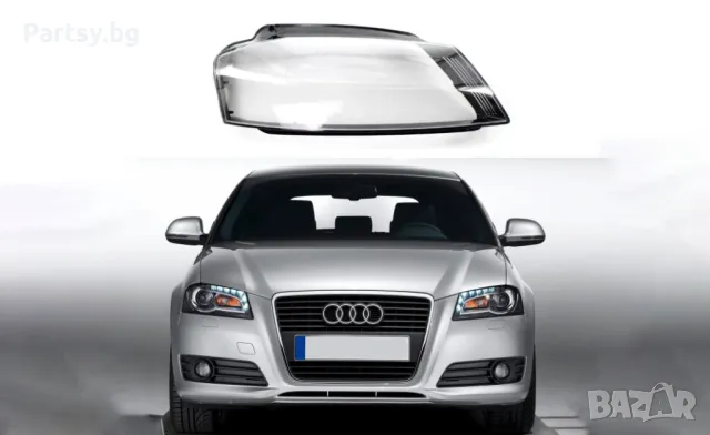 Стъклo за фар на Audi A3 8P Facelift (2008-2012), снимка 4 - Части - 47582204