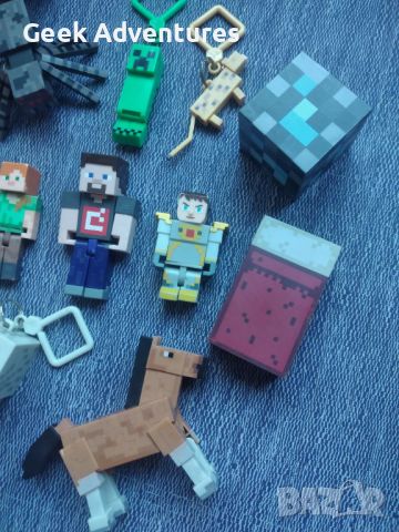 Lot Minecraft Video Game Figures Toys / Лот Майнкрафт Фигурки Играчки, снимка 4 - Колекции - 46719925