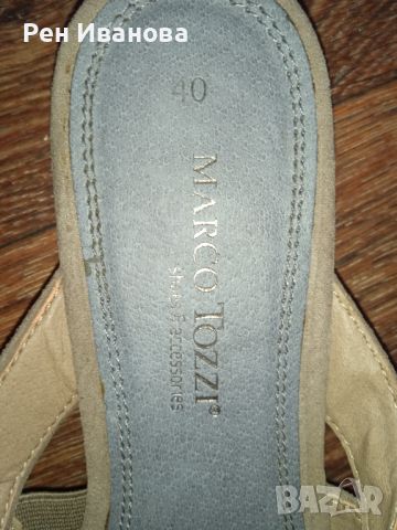 Продавам дамски чехли Marco Tozzi , снимка 3 - Чехли - 46288965