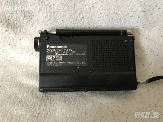 Оригинално японско радио(транзистор)Panasonic RF-B 10, снимка 2 - Друга електроника - 51229604