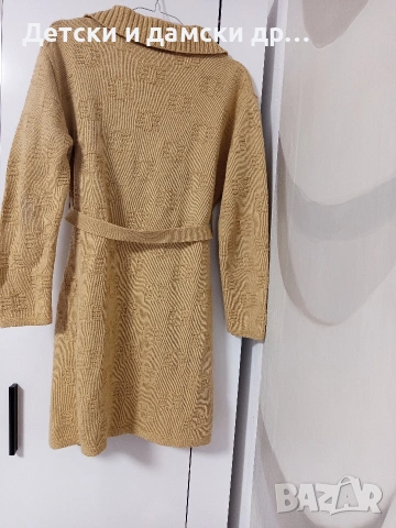 Дамска жилетка в бежово , снимка 2 - Жилетки - 53691906