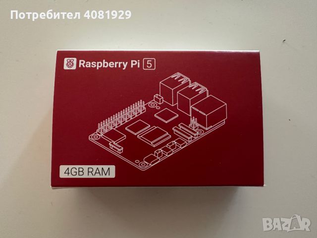 Raspberry Pi5 4GB ЧИСТО НОВ, снимка 1 - Работни компютри - 45853115