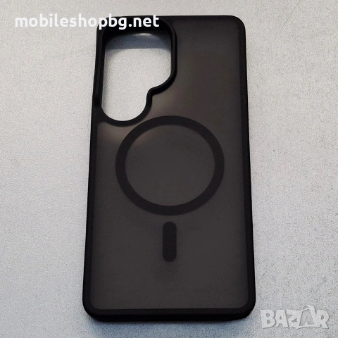 Samsung Galaxy S26 Ultra гръб MagSafe черен мат полупрозрачен , снимка 2 - Калъфи, кейсове - 53655903