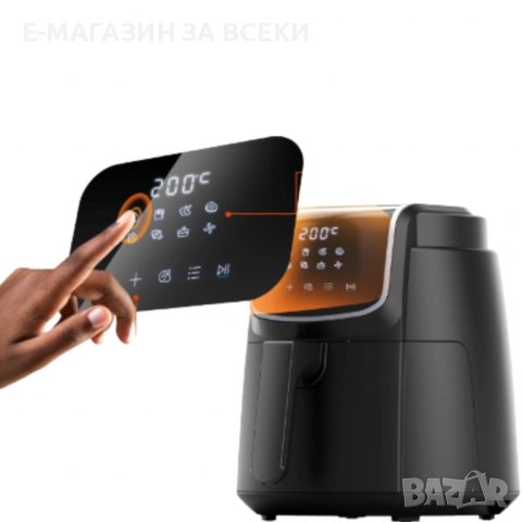 Фритюрник с горещ въздух , снимка 3 - Фритюрници - 53951604