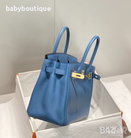 Hermes Birkin agate blue, снимка 4 - Чанти - 45389835