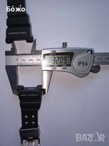 Нова оригинална каишка Casio Black Carbon Fibre Band, снимка 4 - Каишки за часовници - 50153294