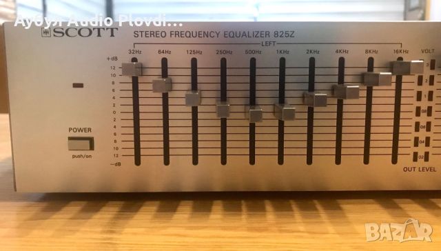 Scott 825z два пъти 10 лентов еквалайзер , снимка 4 - Еквалайзери - 45639777