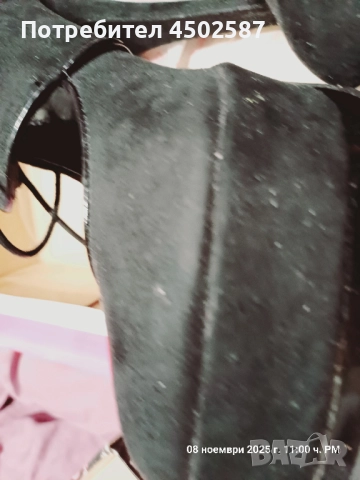 Черни обувки в връзки и 15 см ток, снимка 8 - Дамски обувки на ток - 52949134