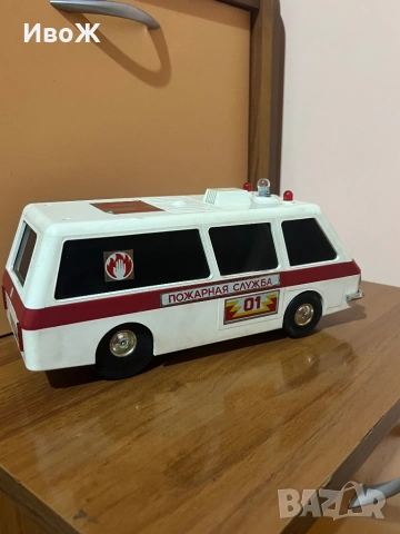 Стара руска играчка пожарна, снимка 3 - Колекции - 53650807