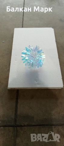 3D Коледна украса – снежинка, звезда, топка с отблясъци,променящи се цветове , снимка 5 - Декорация за дома - 51932466