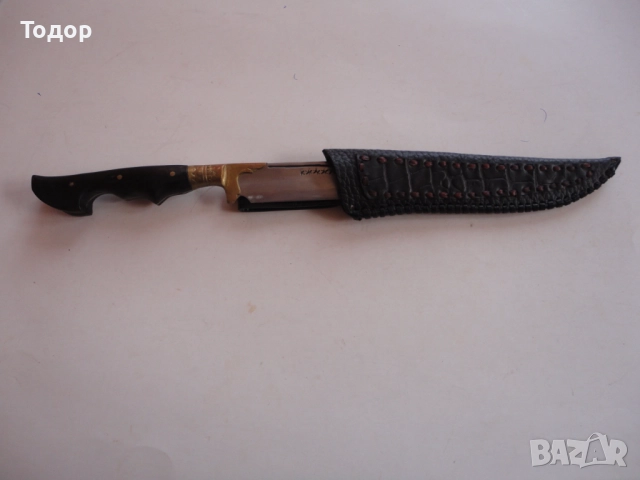 Майсторски ловен нож каракулак с кания 3, снимка 7 - Ножове - 52825831