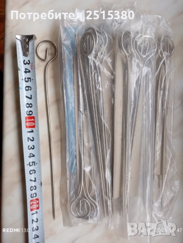 Шишчета за барбекю 22см 42бр, снимка 3 - Прибори за хранене, готвене и сервиране - 52348837