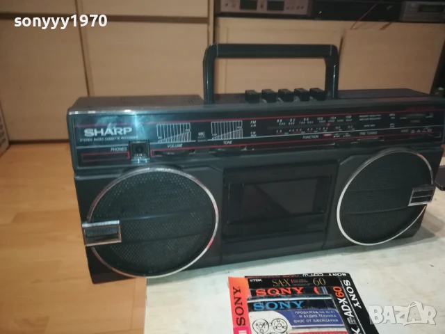 SHARP GF-3939 1708250832, снимка 9 - Радиокасетофони, транзистори - 51389449