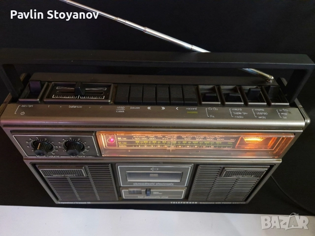 Касетофон Telefunken Bajazzo CR 7500, снимка 3 - Радиокасетофони, транзистори - 52088513