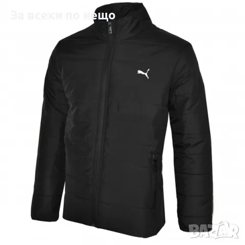 Мъжко черно зимно ватирано шушляково яке Nike🔝Adidas🔝Puma Код D1471, снимка 4 - Якета - 48244676