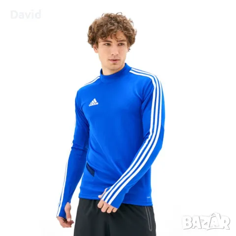 Оригинална мъжка блуза Adidas Tiro 19 Sweatshirt, снимка 2 - Блузи - 47950586