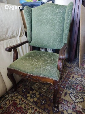 Комплект 2 винтидж кресла масивно дърво – отлично състояние