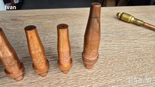 Комплект 6 бр. оригинални дюзи Victor 1-101 за рязане (Ацетилен), снимка 4 - Други инструменти - 53910517