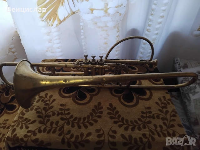 Тромбон , снимка 4 - Антикварни и старинни предмети - 53270109