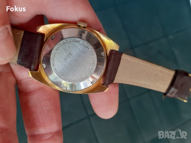 Мъжки часовник Candino 20 микрона позлата, снимка 2 - Антикварни и старинни предмети - 53408518