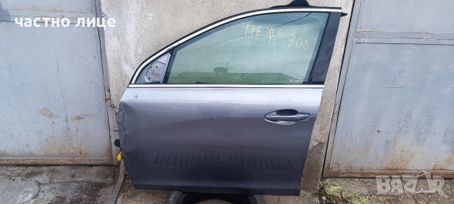 предна лява врата за Пежо 308 , 2027г