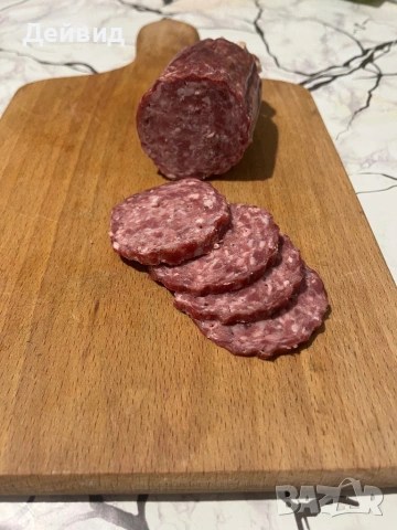 Здравейте!  🥩 Предлагам домашен варено-пушен шпеков салам, приготвен по традиционна рецепта от подб, снимка 2 - Други - 53639513