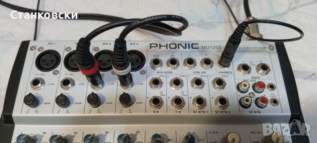 Рhonic-mu1202, снимка 3 - Ресийвъри, усилватели, смесителни пултове - 53633726