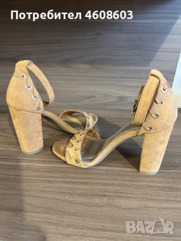 Дамски летни обувки на ток , снимка 3 - Дамски обувки на ток - 51978972