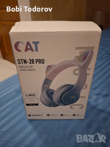 Слушалки cat stn-28 pro, снимка 2 - Слушалки и портативни колонки - 51812710
