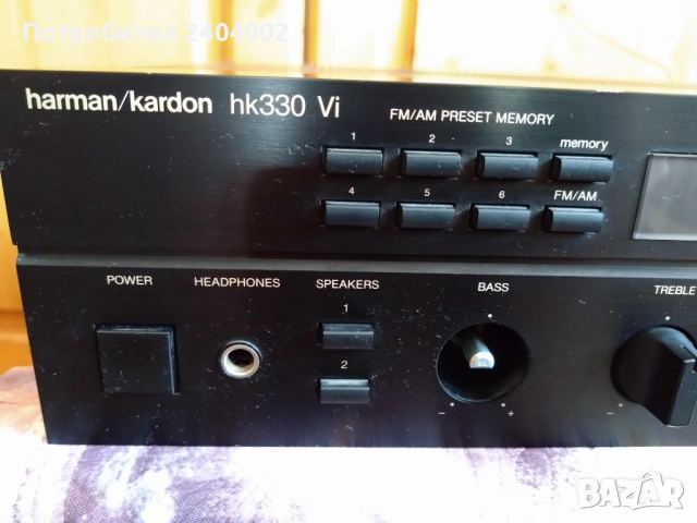 Ресийвър Harmon Kardon hk330 Vi, снимка 2 - Ресийвъри, усилватели, смесителни пултове - 52502538