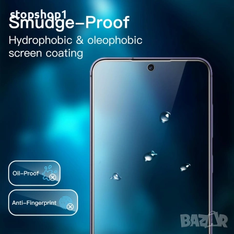 JETech Протектор за екран за Samsung Galaxy S24+ / S24 Plus 5G 6.7-инчов, закалено стъклено фолио, с, снимка 2 - Фолия, протектори - 53827255