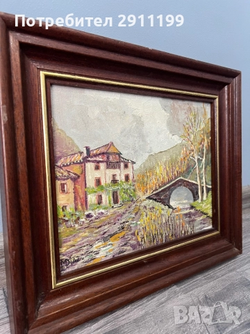 Картина с маслени бои, комплект от четири, снимка 9 - Картини - 51730448