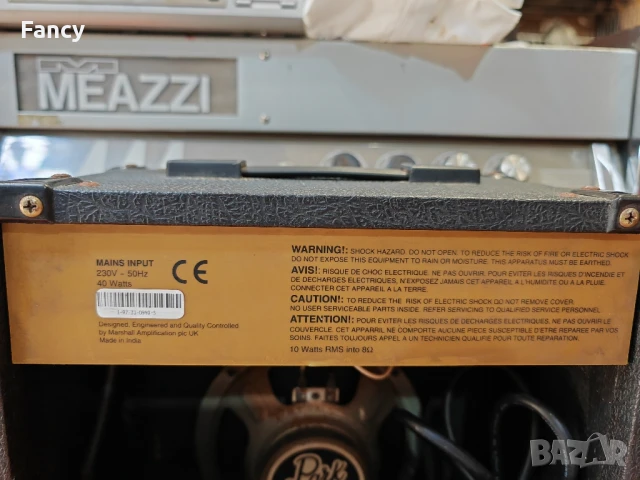 Кубе за китара Park by Marshall 10 W, снимка 8 - Китари - 50480707