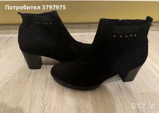 Дамски боти до глезена Marco Tozzi 40 , снимка 5 - Дамски боти - 53747744