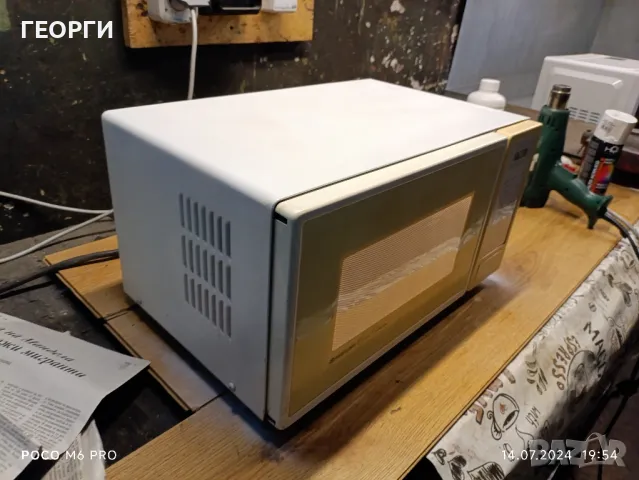 Продавам микровълнова печка SAMSUNG 1200W работи идеално 55лв, снимка 2 - Микровълнови - 46203737